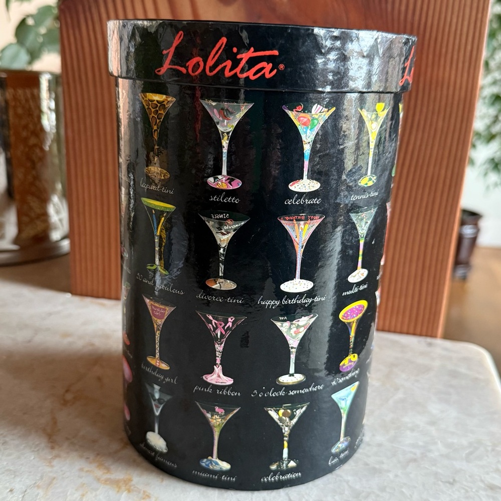 Lolita “Princess” martini Celebration Glass in gift box